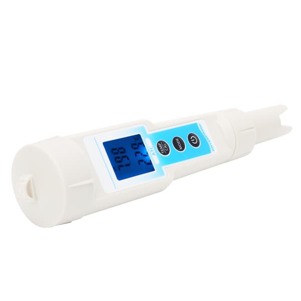 Multifunksjonell 5 i 1 pH /EC/TDS/Temperatur/Salinitetsmåler Vannkvalitetstester for Akvarium