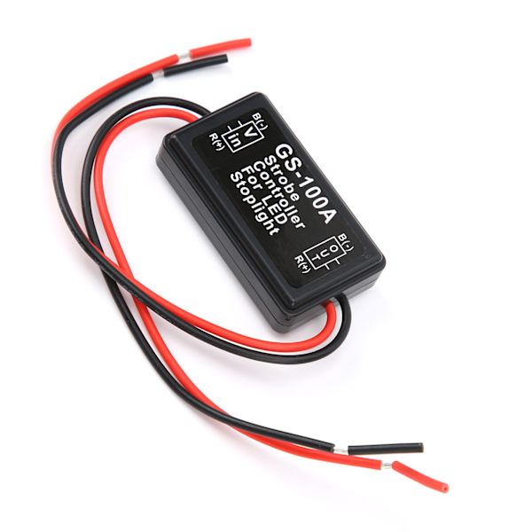 Flash Strobe Controller LED Broms Bil Tillbehör med IP65-skydd för Motorfordon