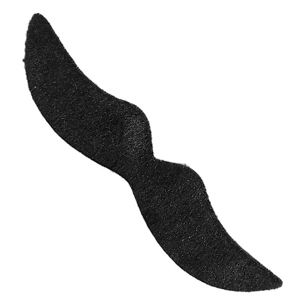 Halloweenfest Fake Black Mustasch Festlig Performance Cosplay konstgjorda skägg