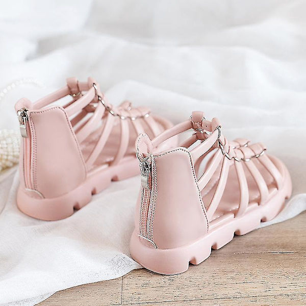 Muodin liukumattomat roomalaiset sandaalit tytöille29 Pink