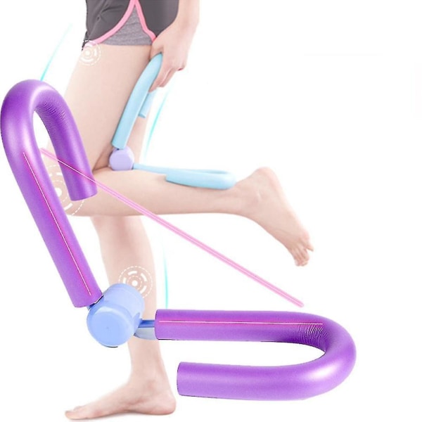 Purple Gym Thigh Master Leg Exerciser Workout Machine Hjemmetreningsutstyr for ben-, lår-, arm-, bryst- og midjemuskler