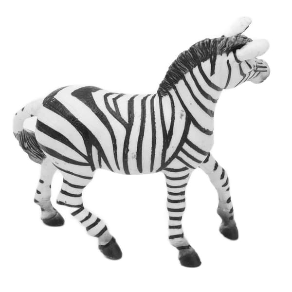 Realistisk Zebrafigur Udsøgt Design Vildt Dyr Zebrafigur Model til Børnegaver Samling Zebramodel
