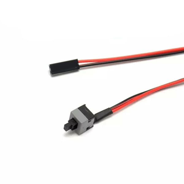 2Pin PC Genstart ATX Computer Chassis Strømknap Bundkort Jumper Switch