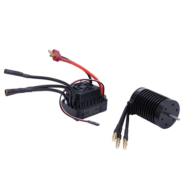 Surpass F540 4mm kullattu banaani liitin harjaton moottori 60A vedenpitävä harjaton ESC-sarja (4370KV)