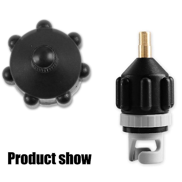 Uppblåsbar Båt Sup Pump Adapter Kvalitetsgummi Båt Pontoner Luftventil Adapter Konverter Tillbehör