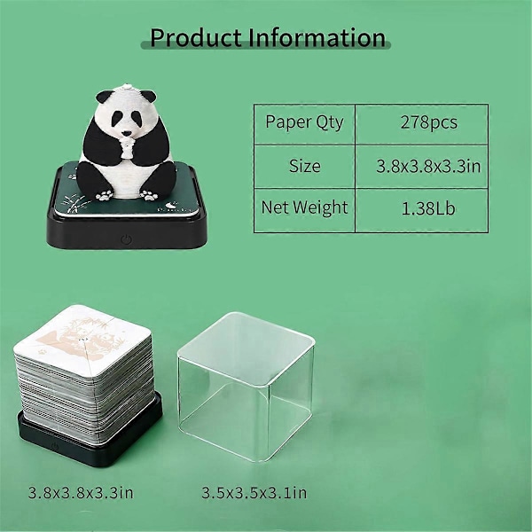 3D Konstkalender 2024, Time Piece Kalender Panda