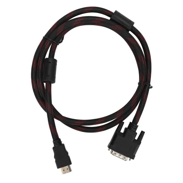 HD Multimedia Interface til DVI-kabel DVI 24+1 til HD Multimedia Interface-kabel til Raspberry Pi 1,4m/4,6ft