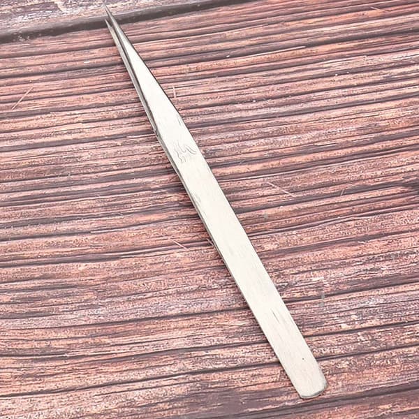 Høj Hårdhed Rustfrit Stål Antimagnetisk Pincet Urreparationsværktøj (#3)
