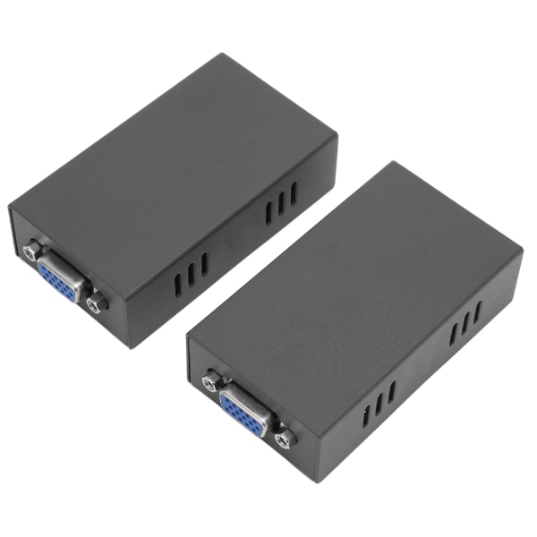 VGA Extender High Definition IEEE 568B 380MHz VGA Splitter VGA Video Signal Extension Adapter 100V till 240V EU-kontakt