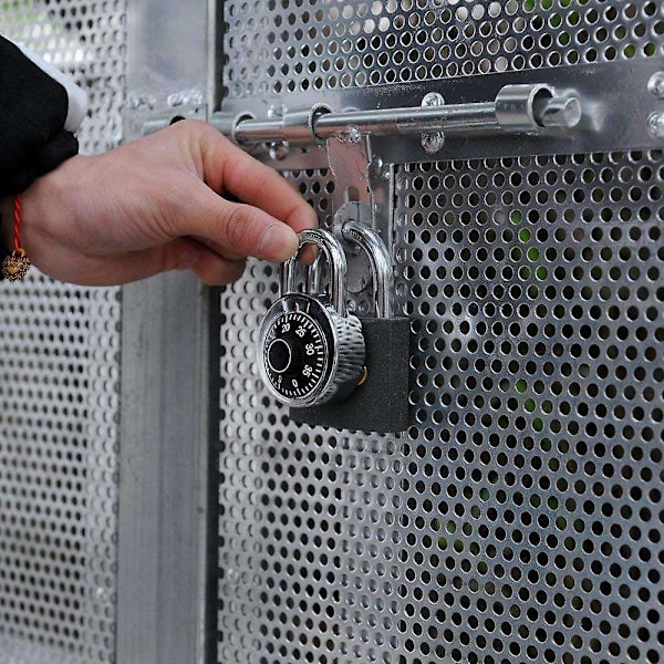 Master Lock Kombination Hængelås til Skab 1 stk. Assorterede Farver