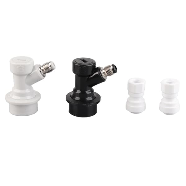 2 st hembryggning kulkoppling + 8 mm-1/4 tum FFL snabbkoppling