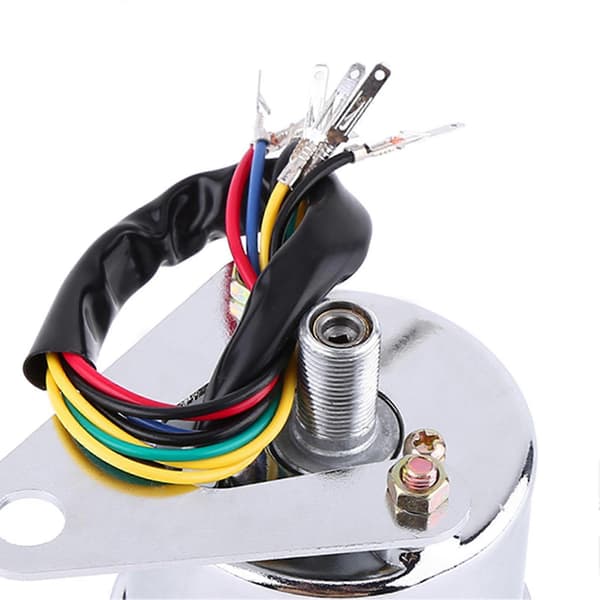 Universal Motorcycle Odometer Speedometer Signal KM/H Silver