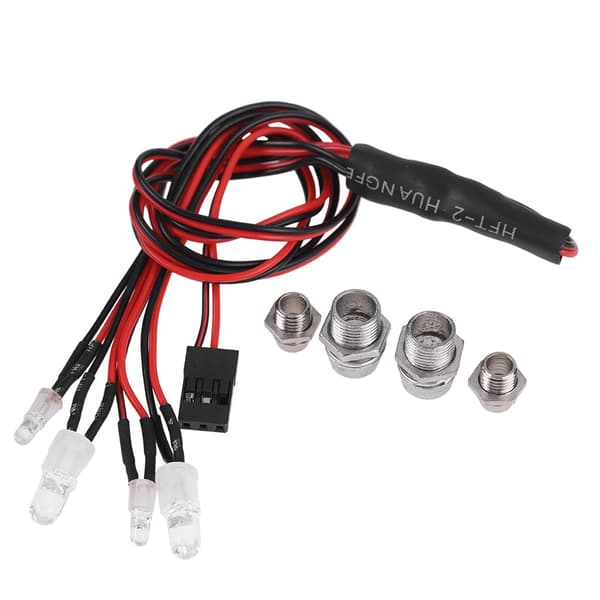 DIY 4LED Forlygte Baglygte Lys Kit til Rc Bil Lastbil RC Tilbehør