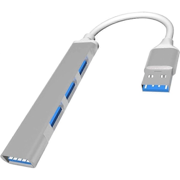 Aluminium Slim PS4 USB Hub Multi USB Port Expander til Laptop PC Computer Playstation
