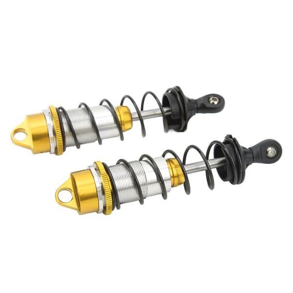 2 stk. RC bil støddæmper aluminiumslegering balancerende drev høj elasticitet RC front støddæmper til ARRMA 1/7 1/8 guld