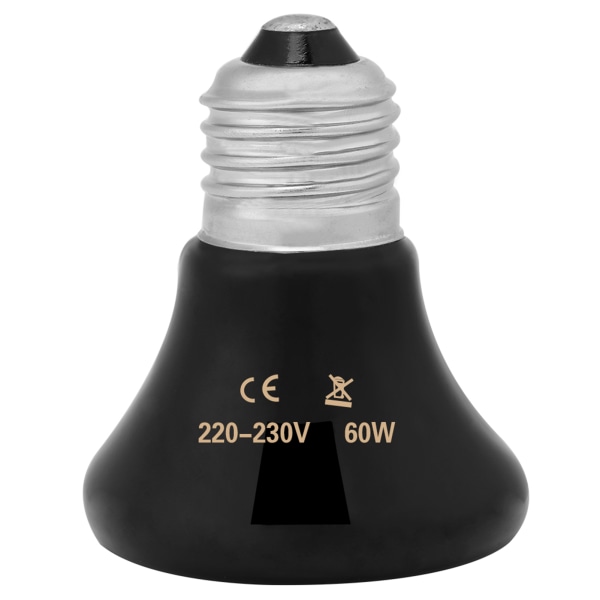 Infrarød keramisk kjæledyrvarmerlampe - 60W 60W