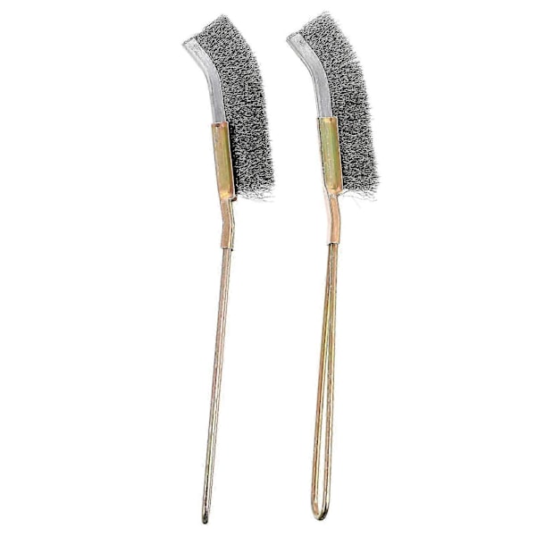 2 kpl Linnunhäkin Puhdistusharja Pitkävartinen Syöttöhäkin Teräsharjan Puhdistaja Helppo Puhdistaa Lintu Papukaija Lemmikkihäkin Harjatarvikkeet 23X3 Cm_SZXM