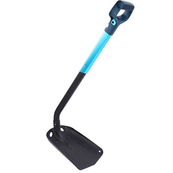 Aluminiumlegering Utendørs Multifunksjonell Lang Håndtak Sammenleggbar Snø Mud Shovel for Klatring Camping Verktøy