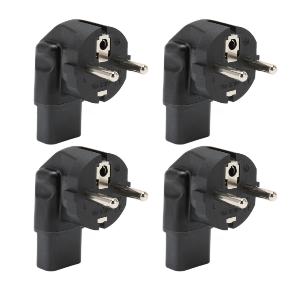 4 kpl EU 4,8 mm IEC320 C13 Converter 90 asteen power kannettavien tietokoneiden power EU Plug 100-250V