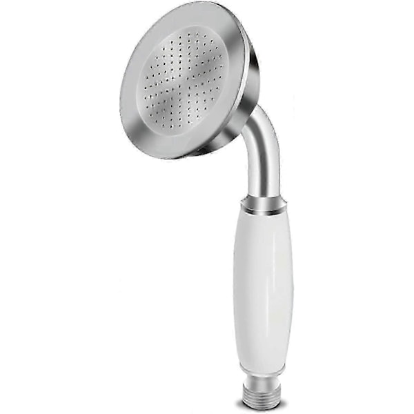 Handhållna Duschmunstycken, Massiv Mässing & Keramik Handhållen Dusch Regndusch Telefonform Design Polerad Kromfinish Regndusch Duschspruta