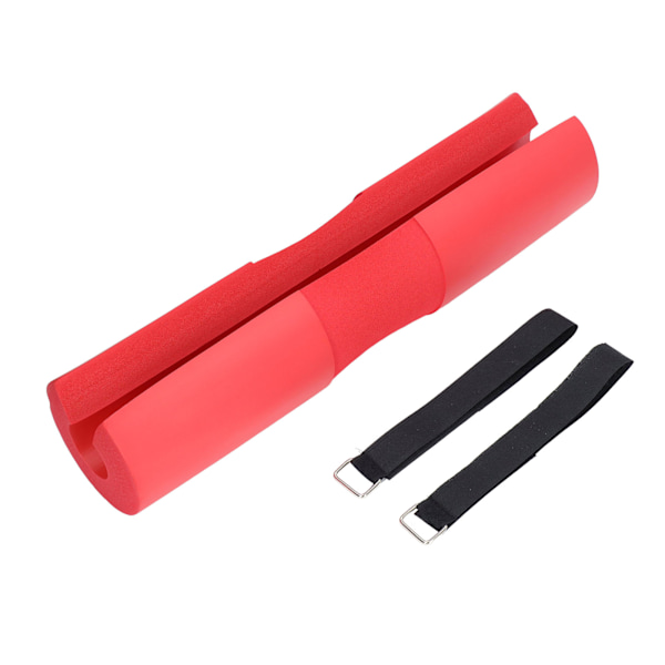 Squat Pad Barbell Pad Nakke Skulder Beskyttende Pad Støtte til Squats Lunges Hip Thrusts Rød