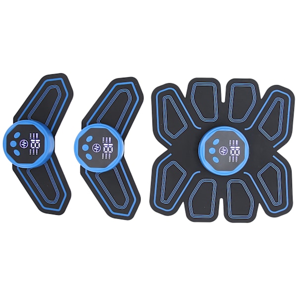 EMS Fitness Belt Sähköinen vatsalihasten treenaaja stimulaattori kiinteyttävä laihdutus vyötärötarra