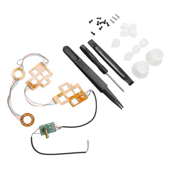 Ansiktsknapper LED-sett Profesjonelt DIY LED-belyst knappemodul for PS5-spillkontroller