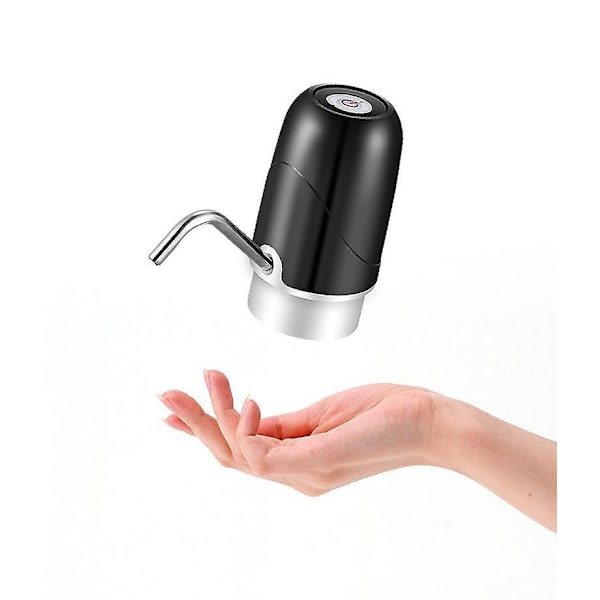 Bärbar Elektrisk Vattenpump - USB-Laddare Ingår (Svart)