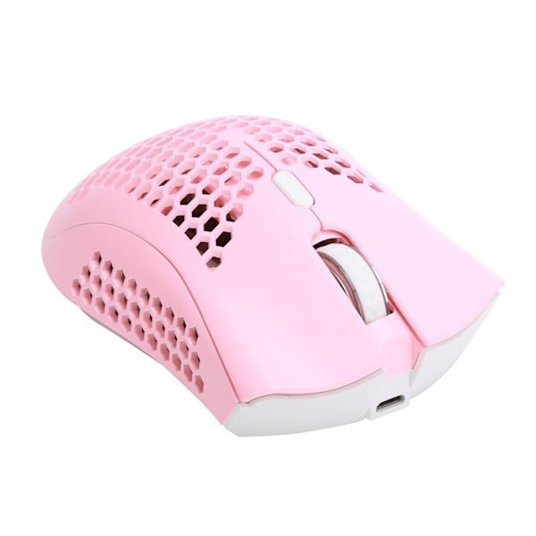 Gamer-hiiri RGB Ladattava Langaton Ontto Toimistotarvikkeet 2.4GHz BM600Pink