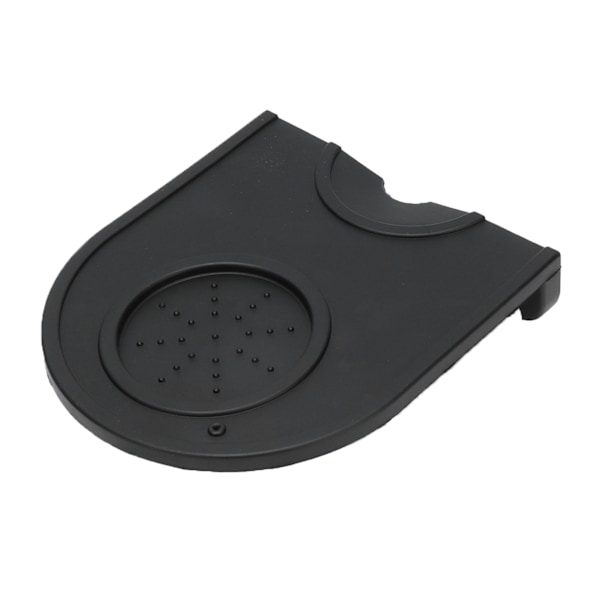 Kaffe Tamper Pad Silikone Anti Slip Tamper Måtte Blød Harmløs Hjørne Tampe Måtte til HusholdningSort