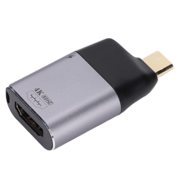 TypeC–HD-multimedialiitäntäsovitin virtaportilla, kannettava, kestävä, 4K-resoluutio, TypeC-sovitin
