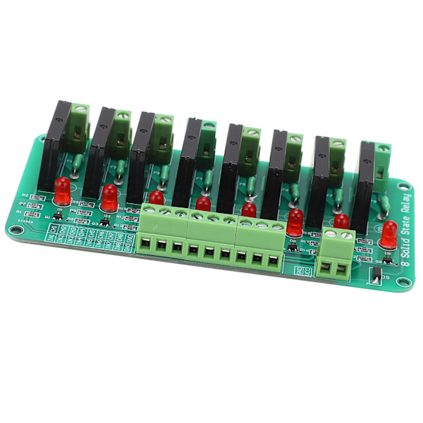 Relæmodul 8-kanals solid state elektronisk komponent med modstandssikring DC 5V indgang