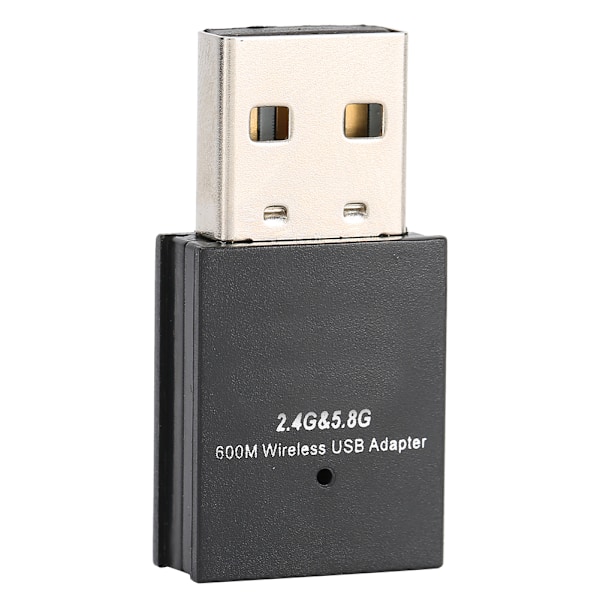 W58 600M Dual Band Trådløst Nettverkskort USB Trådløs WIFI Mottaker Datamaskin Tilbehør