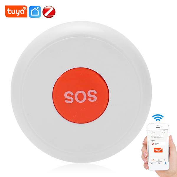 SOS-knappsensor ZigBee äldrelarmsystem med rem för Tuya gästrumssjukhus