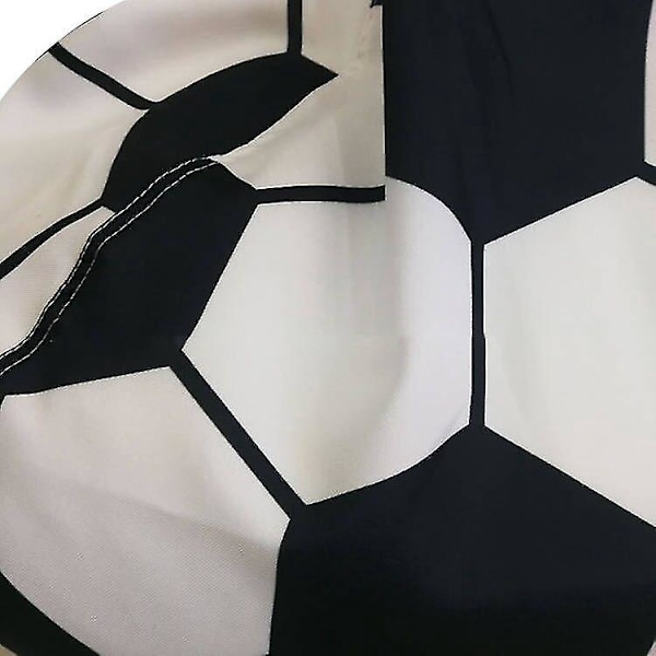 Plysj leketøy arrangør Fotballformet Bønnepose stoltrekk 70x80CM