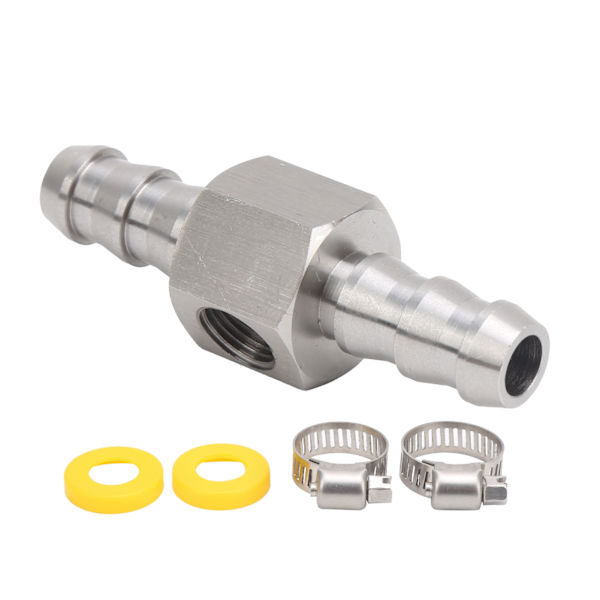 Brændstoftrykssensor TFitting Adapter Passer til 3/8 Universal Bil Hurtigforbindelsesfittings