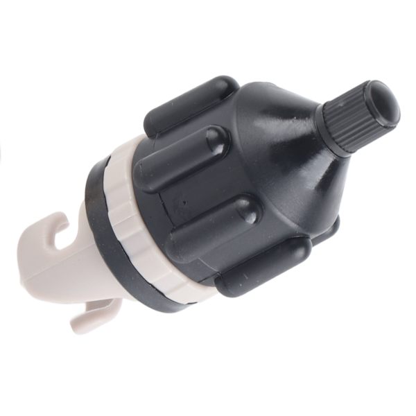 Adapter til oppumpning af paddleboard - nem at oppumpe, lækagesikker, bærbar adapter til oppumpning af luft til paddleboards, gummibåde, sort