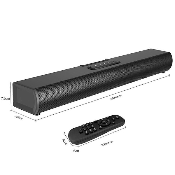 TV Soundbar HiFi Högtalare Hemmabio Sound Bar Bluetooth Högtalare