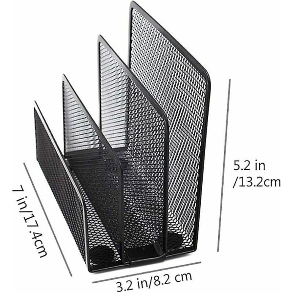 Mesh - 3 lokeroa, musta
