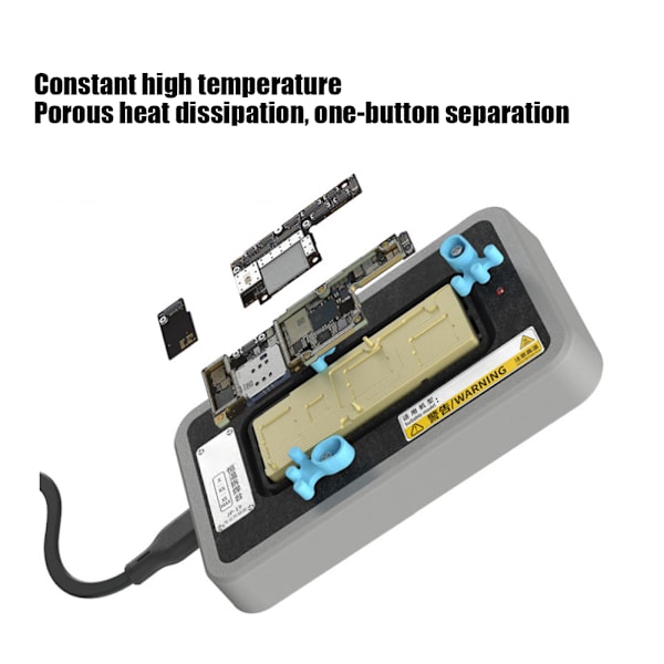 Desoldering-asema Emolevy Kerrostettu Lämmitys Juotosasema Puhelimen Korjaustyökalut (CN 220V)