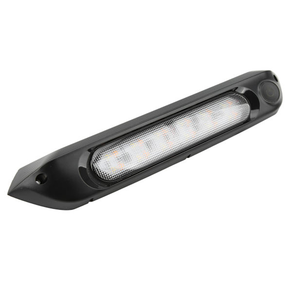 Dobbel farge LED markiselys RV veranda lys 8W vanntett bruksstripe lys for yacht campingvogn svart skall