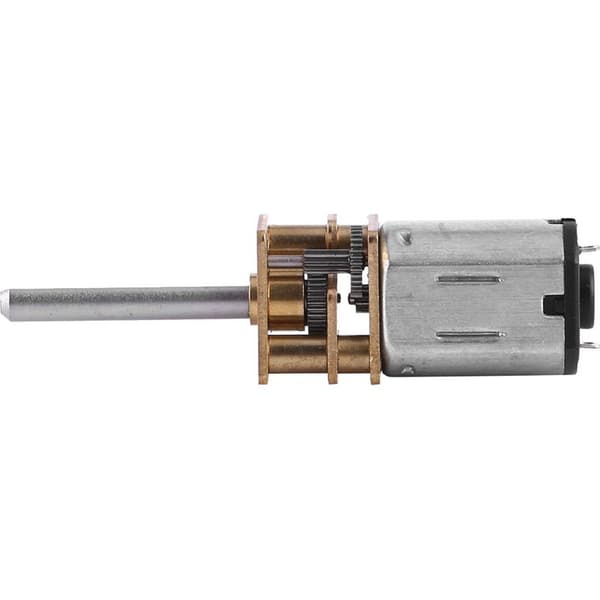 12V DC elektrisk gearmotor med lang aksel - 100 RPM