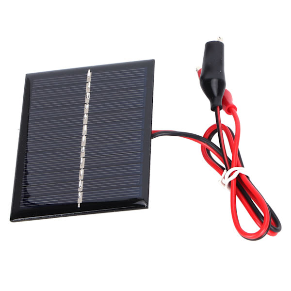 0,6W 6V Solpanel Modul Bærbar DIY Polysilicium Solcelleoplader til Legetøj Lys 3,7V Batteri