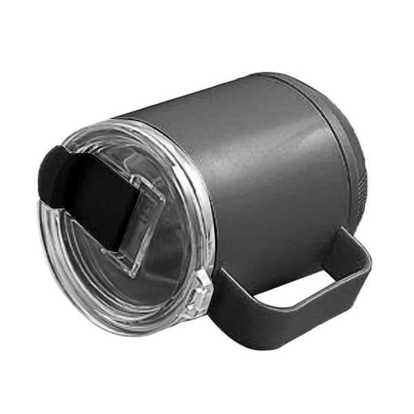 Kaffemugg 460ml 304 Rostfritt Stål Foder Läckagesäker Elegant Bärbar Mugg för Utomhusaktiviteter Svart