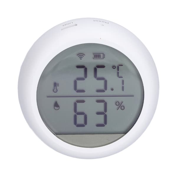 Smart Digital Luftkvalitetsmåler Temperatur Fuktighetssensor Tester Mini Veggmontert Luftkvalitetsdetektor