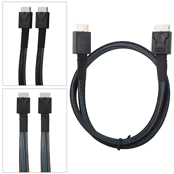 Cabledeconn SFF-8611 TIL SFF-8611 Server Højhastigheds HDD Datatransmissionskabel 0,5M