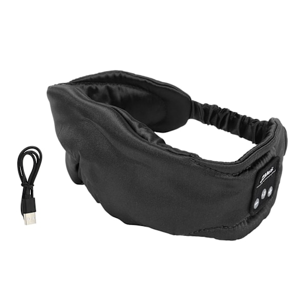 Langaton musiikkisilmälappu yöunille BT Eyeshade Smart Light Blocking Eyeshade Ultra Thin Headset Musta
