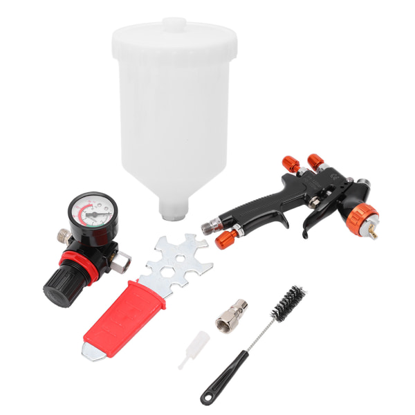 Spray Gun Kit High Atomization 1.3mm Nozzle Pot for Auto Primer Clear Top Coat Touch Up