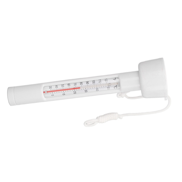 Bassengtermometer Transparent Farge Vanntett Holdbar 0 til 50℃ Enkel Avlesning Svømmebasseng Termometer for Elv