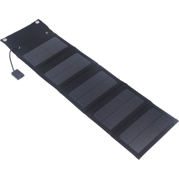 15W Bærbart Sammenfoldeligt USB Solpanel, Høj Effektivitet, IP65 Vandtæt, Soloplader til Telefon, Tablet, Bærbar Computer